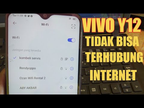 VIVO Y12 JARINGAN WIFI ADA TANDA SILANG