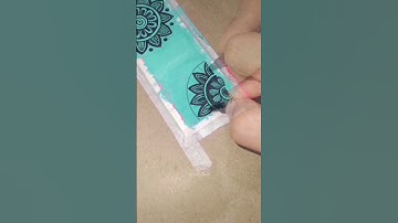 The Mandala Bookmark 2🔖                           @idyll idea #art&craft #shorts #painting #trending