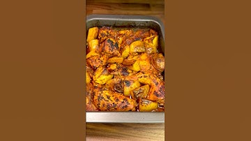 Baked Chicken Potatoes Recipe #shorts