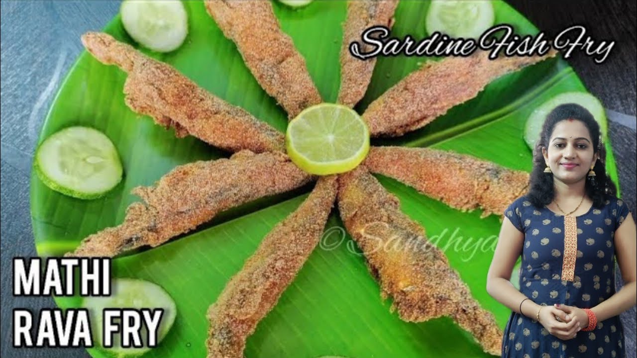 Mathi fish fry | mathi rava fry | sardine fish fry | bhutai fry recipe ...