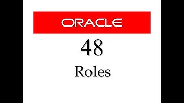 How to create role in oracle 10g database and How to manage roles in oracle database###