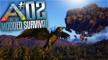 Ark Modded Survival - Ep 2 - level 1800 Argentavis Tamed!  (Multiplayer ark valhalla Gameplay)
