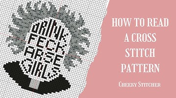 How to a read cross stitch pattern
