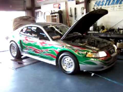 Fastlane Motorsports - Mustang GT 4V conversion Dyno Race car Reggie Burnette Jr.
