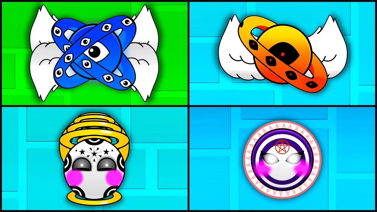 Огонь в дыре (нормальный и обратный) | Geometry Dash