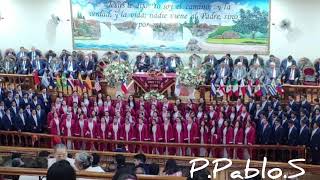 Video thumbnail of "YO VENCERE    CORO JUVENIL  CONFERENCIAS  IEP TALCA 2020"