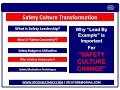 Safety Culture Transformation, Good Safety Culture Positive Safety Culture, Proactive Safety Culture