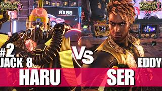 Tekken 8 - Haru (Jack-8) vs Ser (Eddy) | High Level Ranked Matches