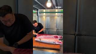 Tuna Master Perfectly Splits Otoro And Akami From Giant Bluefin
