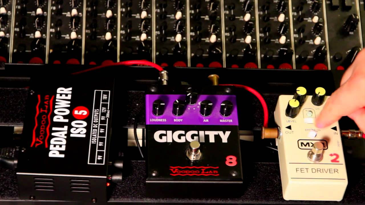 Review Demo - Voodoo Lab Giggity Analog Mastering Preamp Pedal