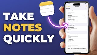 Take Notes on iPhone without opening the Notes App (2025 GUIDE)