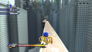 Sonic Unleashed (PS3) Empire City Skyscraper Scamper Day Act 2 S-Rank