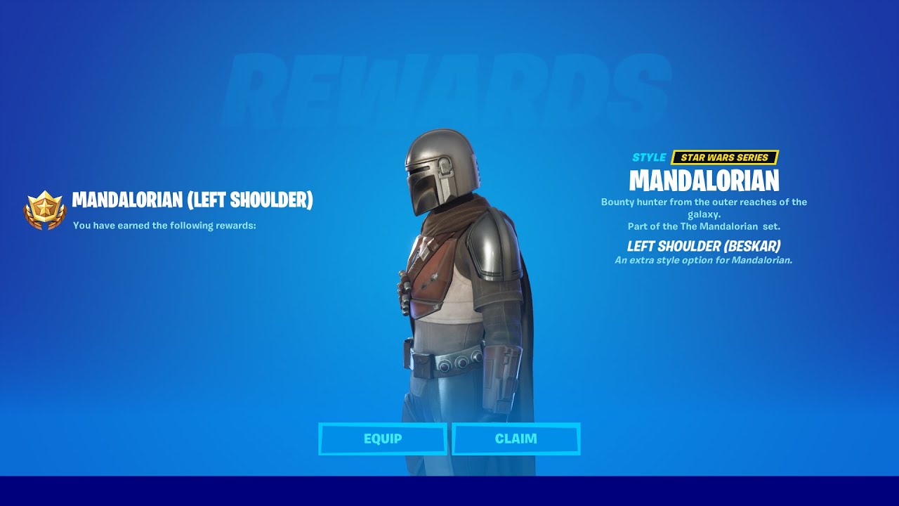 How To Get Mandalorian Left Shoulder In Fortnite Chapter 2 Season 5! - Earn Weapon Specialist (5)