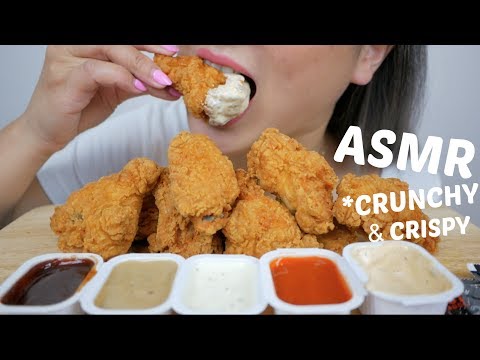 ASMR KFC Crunchy & Crispy HOT WINGS | *NO Talking Eating Sounds | N.E Let's Eat
