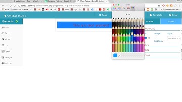 How To Edit Text Element In WP Lead Plus X