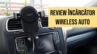 Review încărcător wireless auto fast charge Choetech T530-S