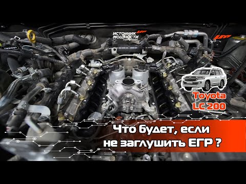 Что будет, если его не заглушить ЕГР??? LC 200, что внутри? Источник Мощности. Моем и Глушим ЕГР!!!