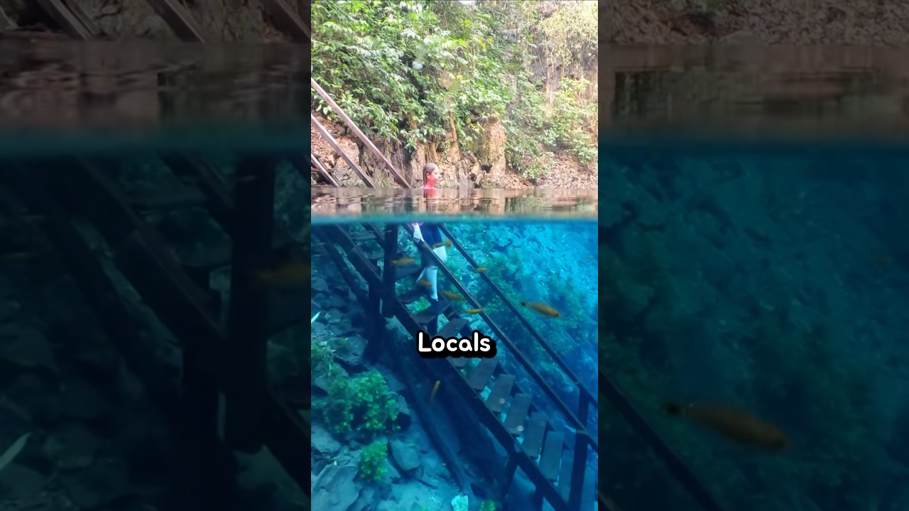 The Hidden Sky Beneath the Water  Lagoa Misteriosa, Brazil