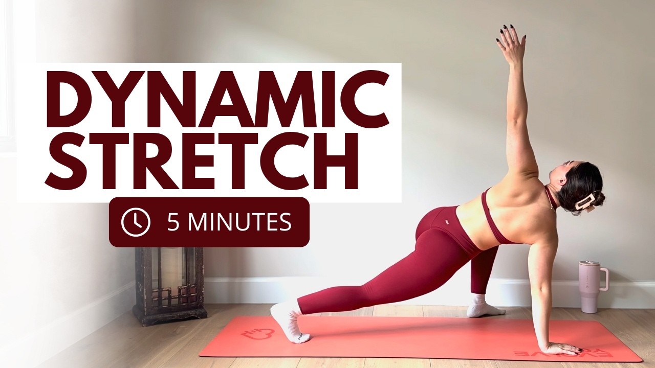 5 MIN DYNAMIC STRETCHING || Full body || No Equipment