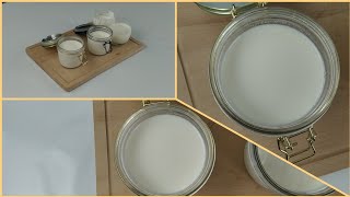 Very easy and successful creamy yoghurt  ياغورت كريمي ناجح و سهل جدا