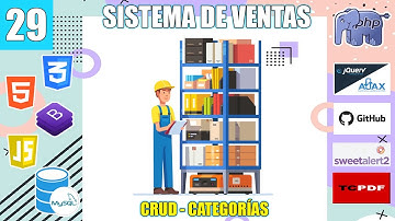 29 CRUD - CATEGORÍAS CONTROLLERS con MODALS en el Sistema de Ventas con (PHP y MySql) FullStack