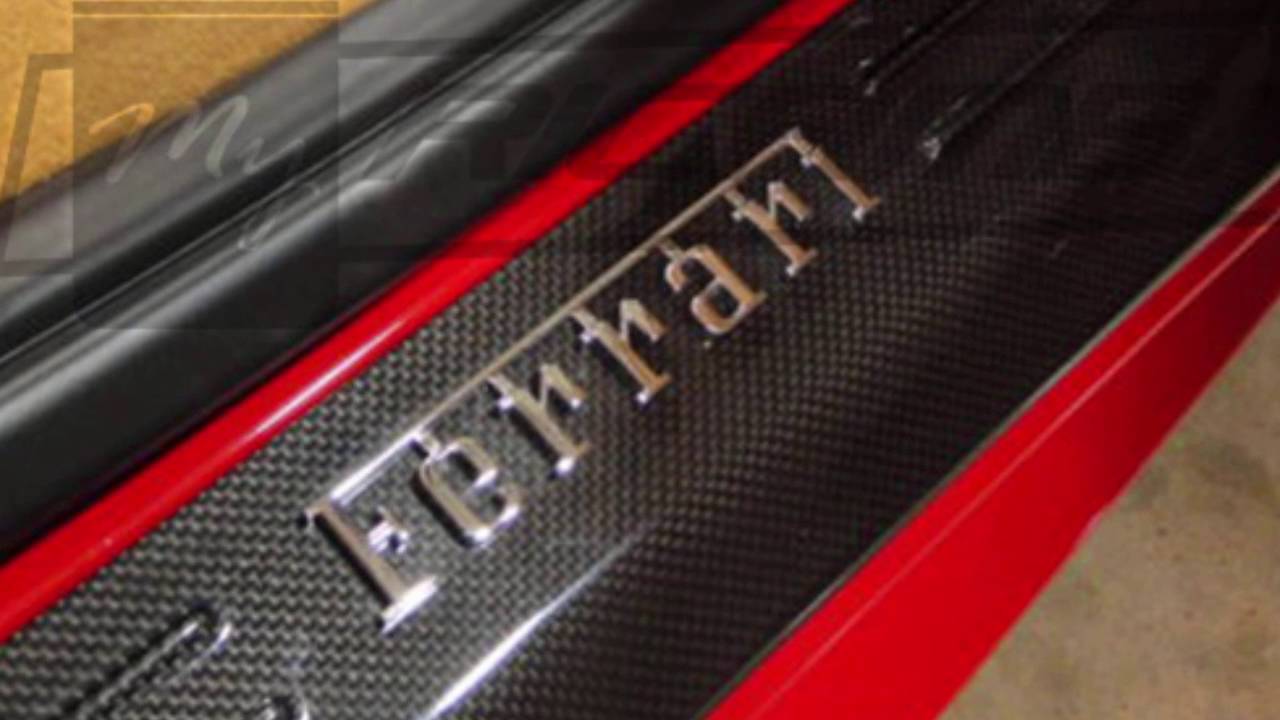 Carbon Fiber Steering Door Sills For The Ferrari 488 Gtb And Spider