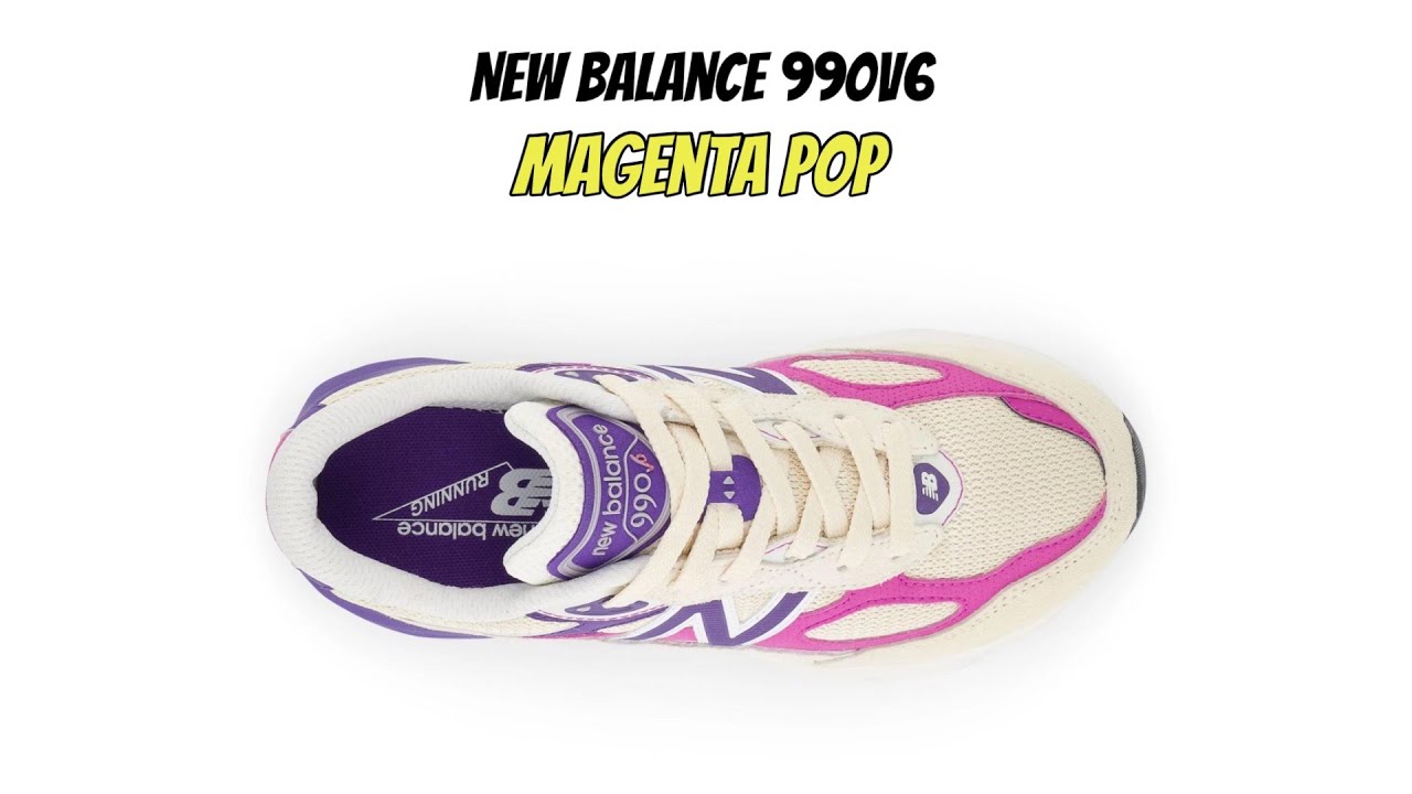 New Balance 990v6 Magenta Pop - YouTube