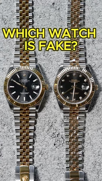 Which watch is fake? 🧐👀