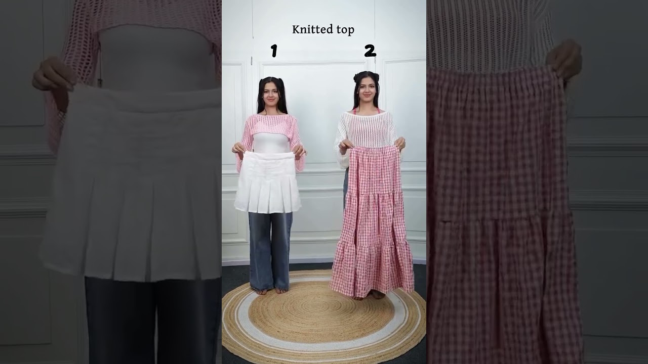 Knitted top ☺️ try it 💫☺️😇 