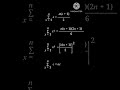 Summation Formulas Part – 1 | Formulas and their proofs