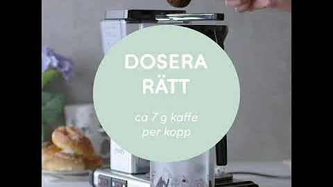 Hur många skopor kaffe för en kopp?