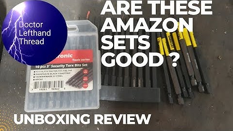 Budget Security torx Bit Sets! Are they good? #tools #diyenthusiasts #amazon #review