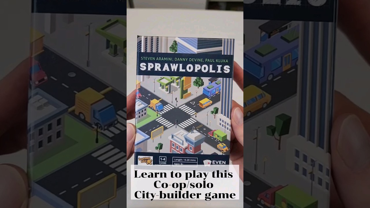 Sprawopolis: Learn to play this 18 card city builder! 