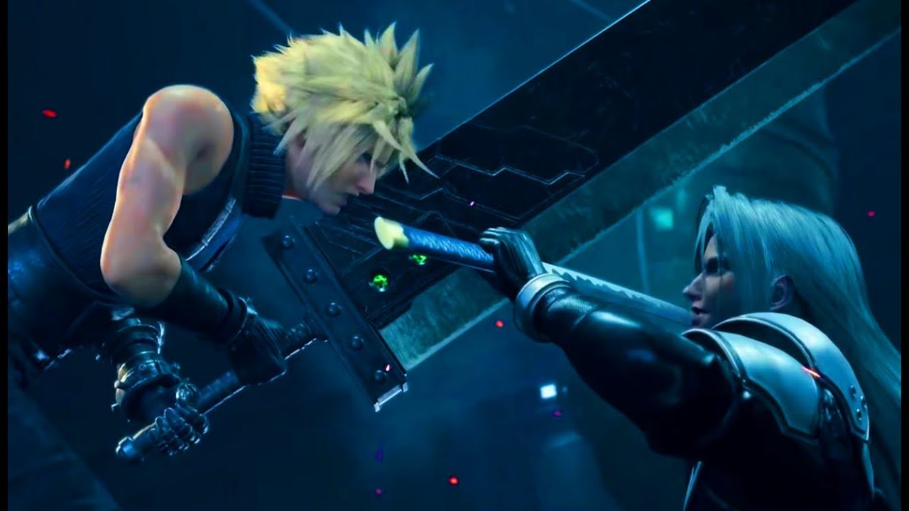 Cloud Vs Sephiroth The Duel Final Fantasy 7 Remake Youtube