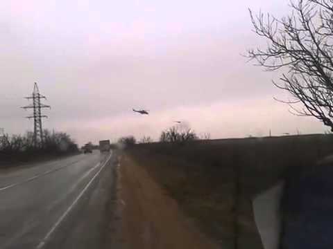 შვეულმფრენები ბელბეკთან - სევასტოპოლის საერთაშორისო აეროპორტი, ყირიმი.