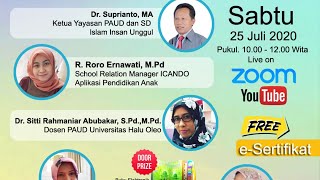 Webinar Solusi Pembelajaran Anak Usia Dini Di Era Pandemi