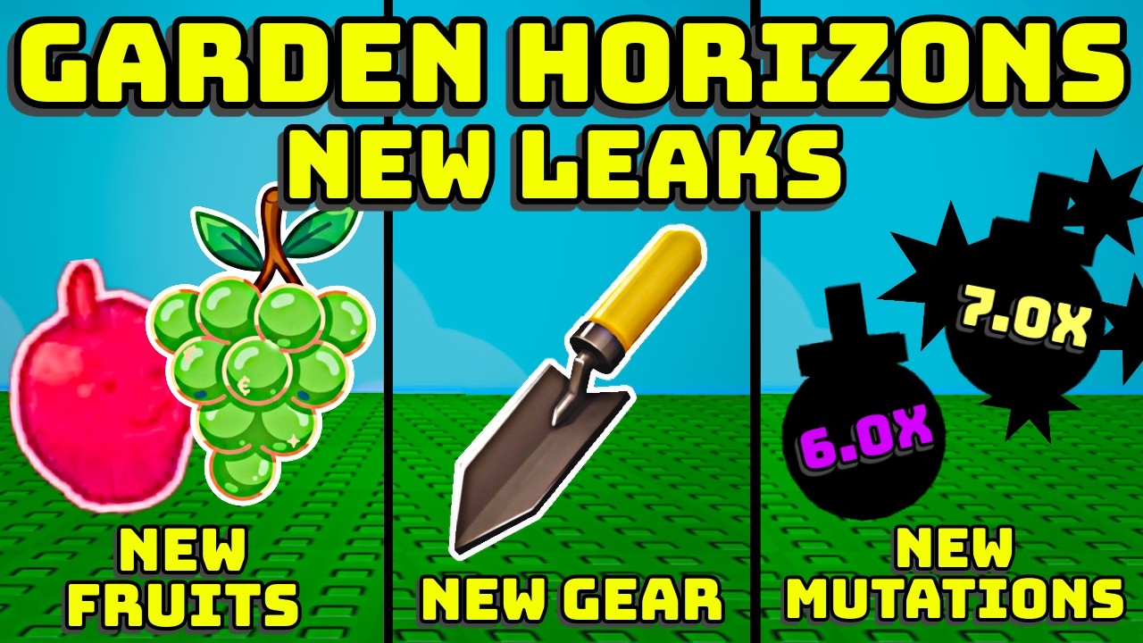 😍 GREEN GRAPES, TROWEL, PROMAGANIT, AND MORE - UPDATE 1 NEW LEAKS IN GARDEN HORIZONS