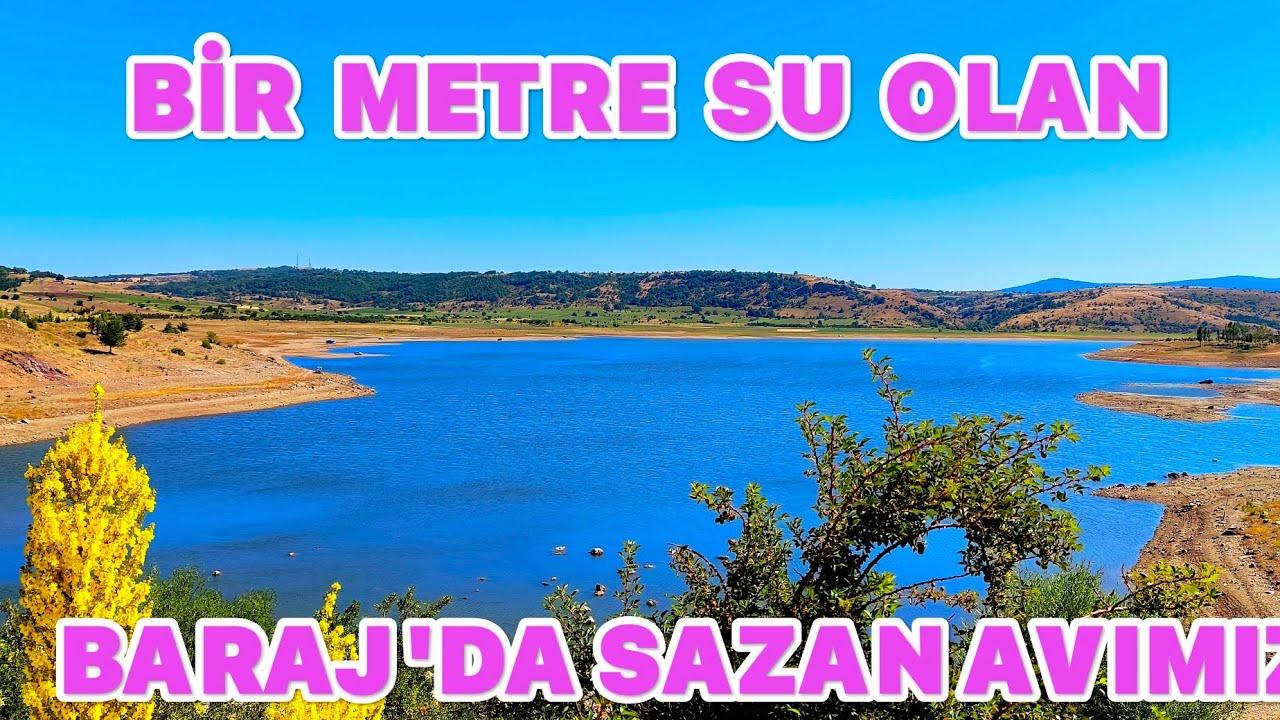 Bir metre suda sazan avımız