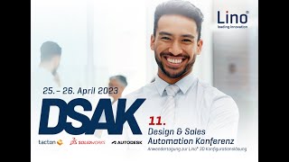 Design & Sales Automation Konferenz 25. - 26. April 2023 in Mainz by Lino GmbH 71 views 1 year ago 1 minute, 2 seconds