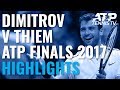 Extended Highlights: Dimitrov vs Thiem | ATP Finals 2017