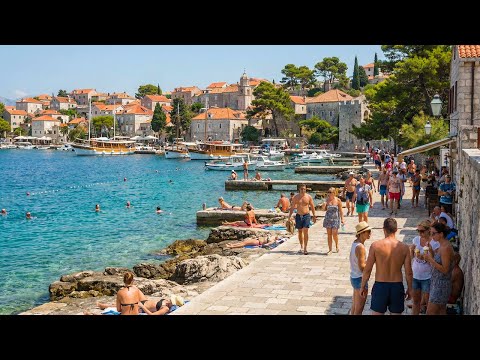 View across Cavtat on the Dubrovnik Riviera