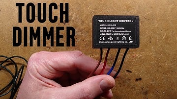eBay mains voltage touch dimmer - with schematic
