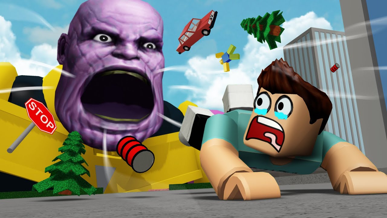 Thanos Is Eating Everything Youtube - denis daily roblox destroying everything