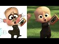 Baby boss drawing meme - in the ghetto j balvin - cartoon meme drawing meme