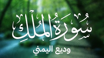 سورة الملك تلاوة هادئة وخاشعة بصوت القارئ وديع اليمني