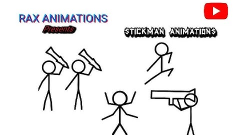 Stickman animations - Animation by Raghav