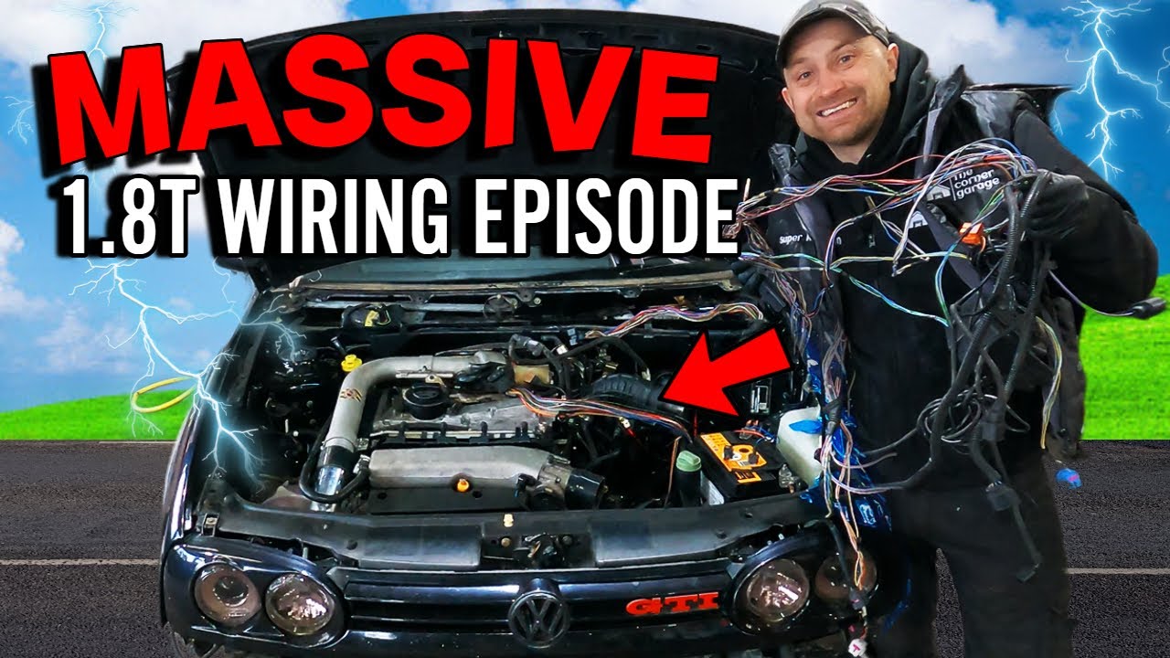 WIRING in a Mk3 Golf 1.8 20v TURBO Conversion! — Transcript