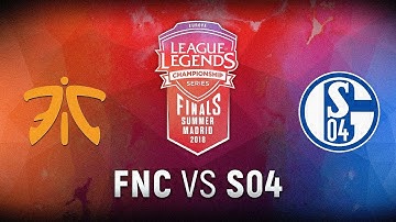 FNC vs. S04 - Finals Game 2 | EU LCS Summer Finals | Fnatic vs. FC Schalke 04 (2018)