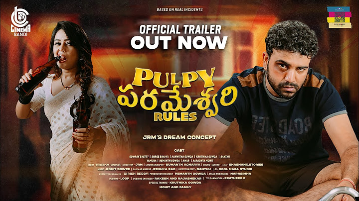Pulpy Parameshwari Rules Telugu Official Trailer  | Gowrav Shetty | Directed by JRM | CinemaBandi