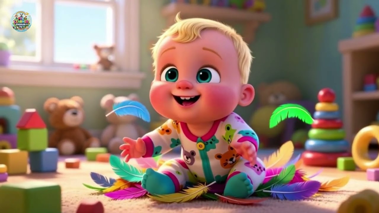 Baby and Happy Parrot 1+1=2 🦜 | Learn Numbers and Fun Math for Kids | Preschool Educational Video